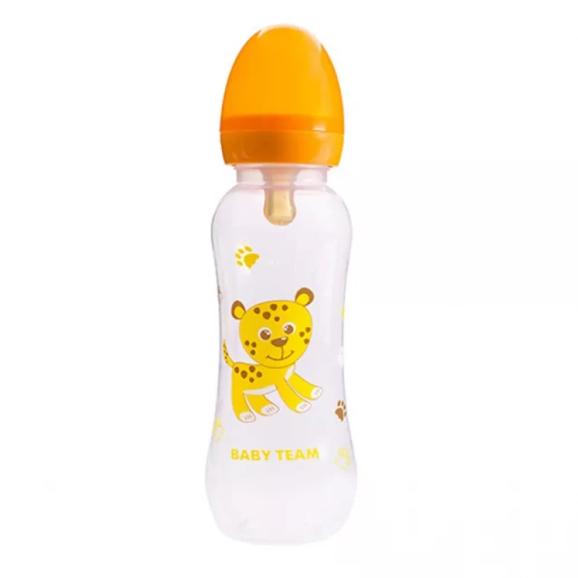 Бутылочка для кормления Baby Team с латексной соской 250 мл, 0+ (1310) - 5