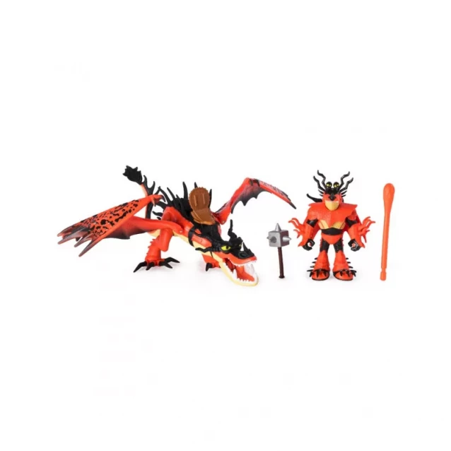 SPIN MASTER Dragons 3: набор из дракона Кривоклика и всадника Сякали - 1