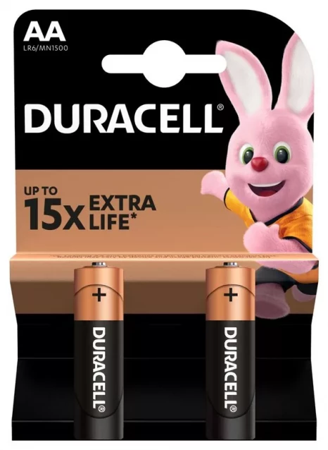 Батарейки щелочные Duracell AA 2 шт (5006199/5014419/5015105) - 2