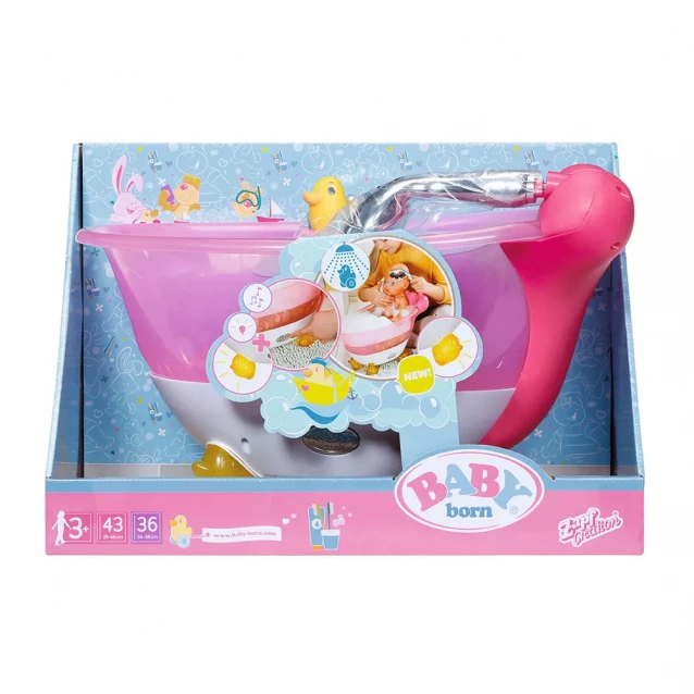 Ванночка для ляльки Baby Born Кумедне купання (828366) - 6