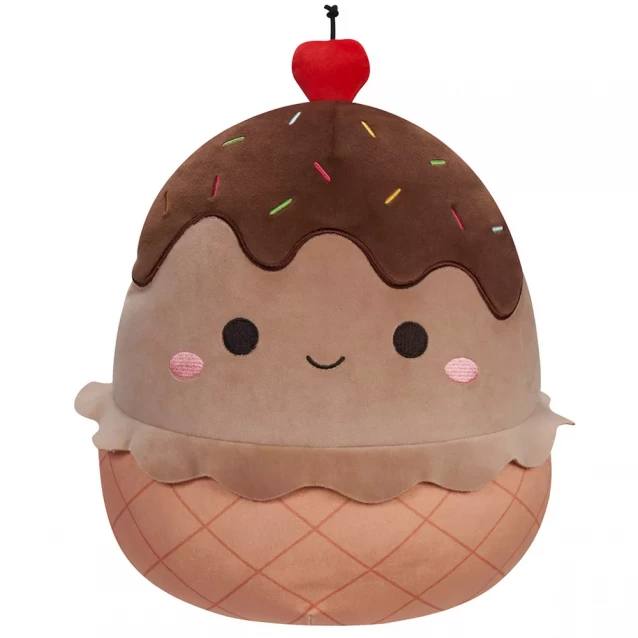 Мягкая игрушка Squishmallows Шоколадное мороженое 30 см (SQCR04146) - 1