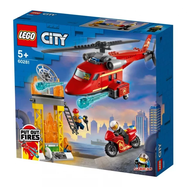 Конструктор LEGO City Пожарный спасательный вертолет (60281) - 1
