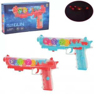 Іграшка музичний пістолет арт. HJ608, 2 кольори, у коробці 24,7*4,5*14,9см дитяча іграшка