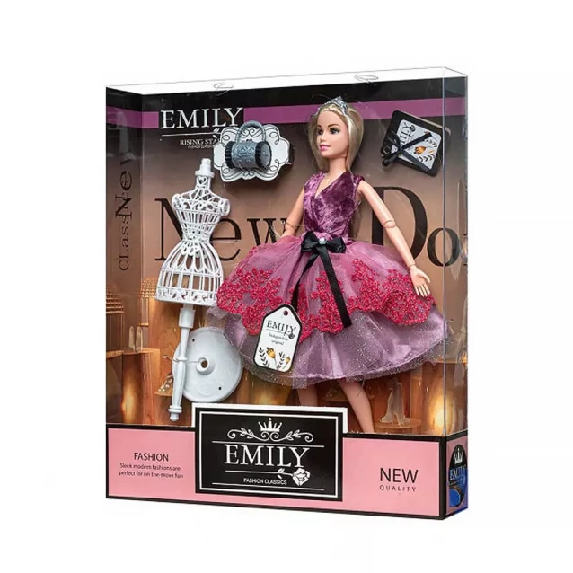 Лялька EMILY з аксесуарами у коробці (QJ081B) - 1