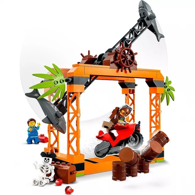 Конструктор Lego City Stuntz Каскадерське завдання «Напад Акули» (60342) - 4
