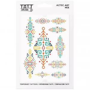 Тимчасові тату Aztec Art mix - для дітей