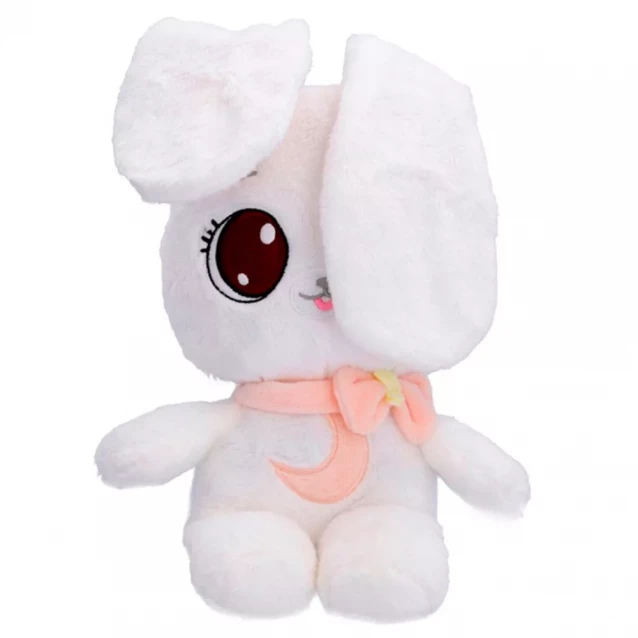 М'яка іграшка Peekapets Кролик 28 см білий (906785) - 1