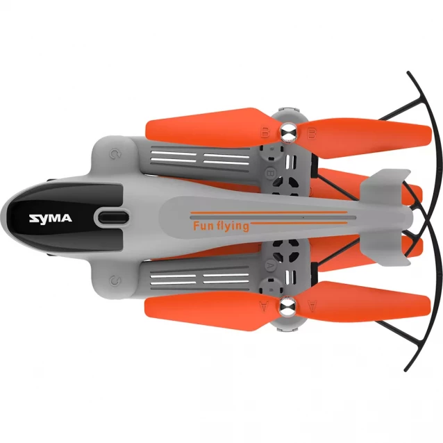 Квадрокоптер игрушечный Syma на радиоуправлении серый (Z5) - 2