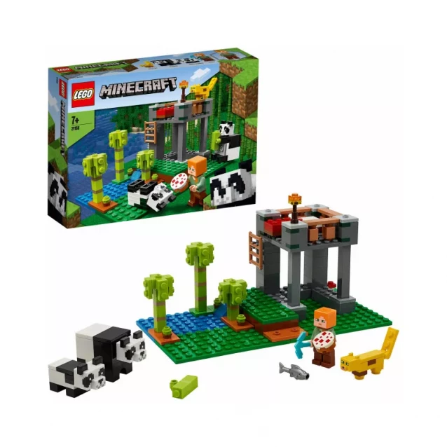 Конструктор Lego Minecraft Розплідник панд (21158) - 9