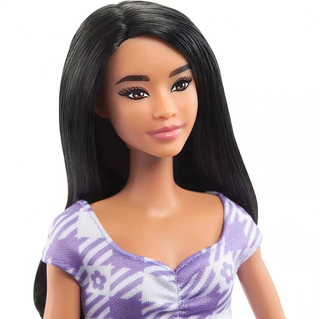Кукла Barbie Модница в нежном платье с фигурным вырезом (HJR98) - 3