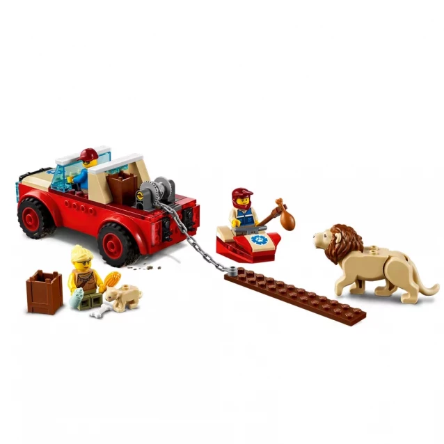 Конструктор LEGO Внедорожник Для спасения Диких Животных (60301) - 7