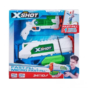X-Shot Набір водяних бластерів Fast Fill Medium And Small, арт.56225 дитяча іграшка
