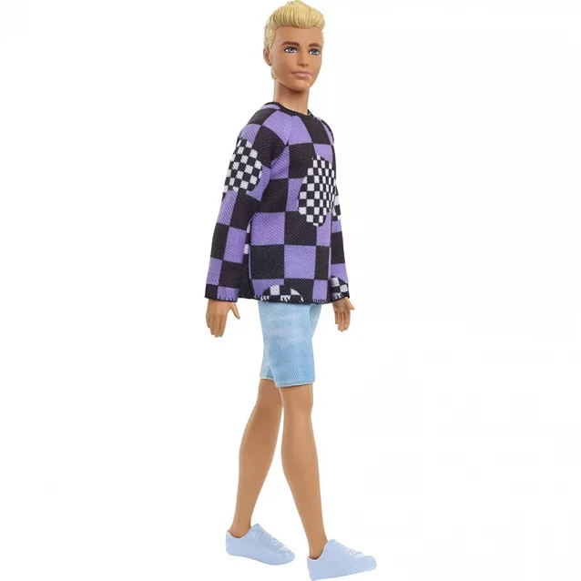 Лялька Кен "Модник" у светрі в клітинку Barbie - 4