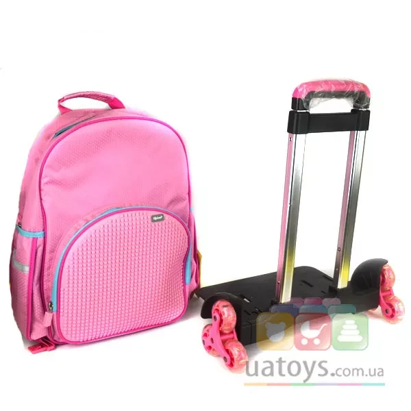 Рюкзак Upixel Rolling Backpack рожевий (WY-A024B) - 4