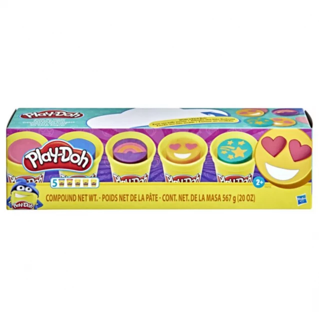 Набір пластиліну Play-Doh 5 шт (F4715) - 3