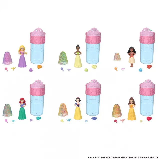Кукла-сюрприз Disney Princess Royal Color Reveal Солнечные и цветочные в ассортименте (HRN63) - 4