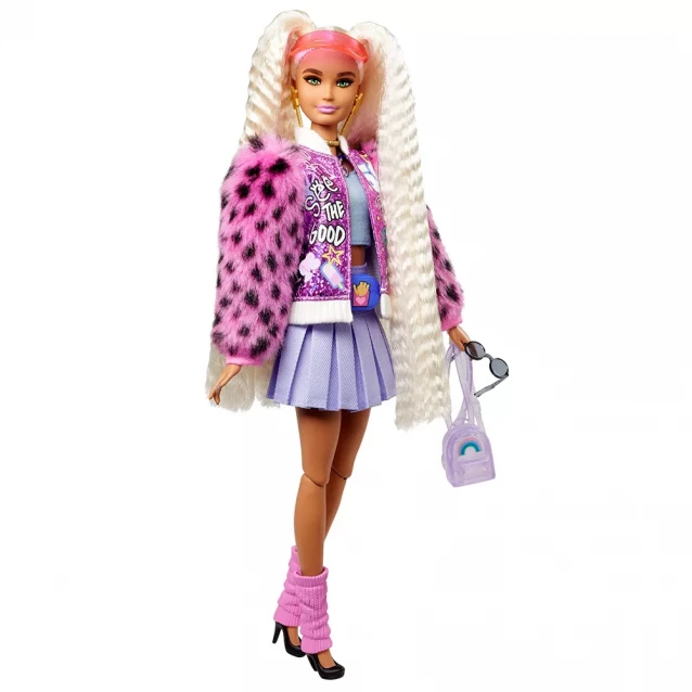 Лялька Barbie Extra з двома білявими хвостиками (GYJ77) - 2