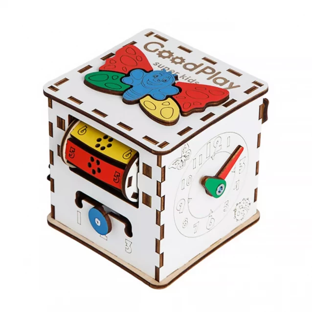 Бизиборд-куб GoodPlay развивающий 12×12 (K001) - 1