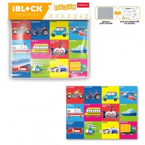 Пазлі Iblock Транспорт (PL-921-282 (284)) для малюків