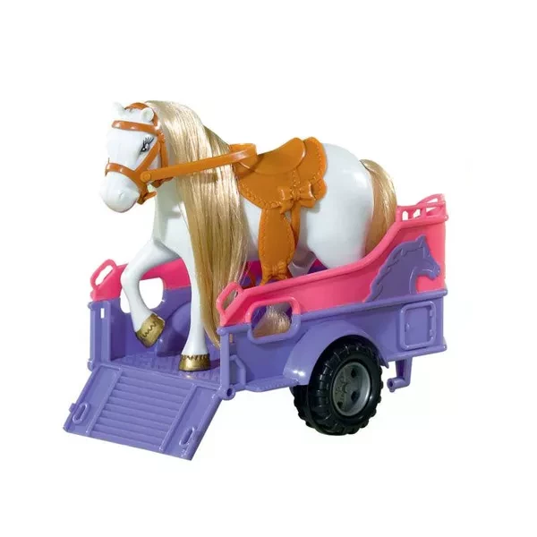 Лялька Еві та джип з трейлером з конем, 3+ - 5