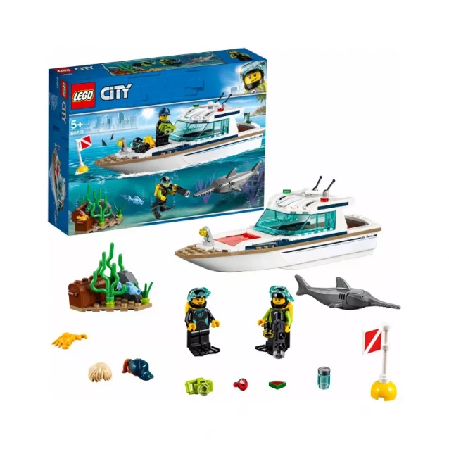 Конструктор LEGO City Яхта Для Дайвінгу (60221) - 9
