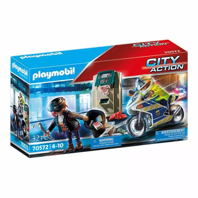 Ігровий набір Playmobil Банківський грабіжник (70572) - 1