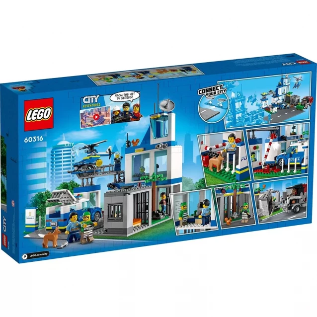 Конструктор LEGO City Поліцейська дільниця (60316) - 2