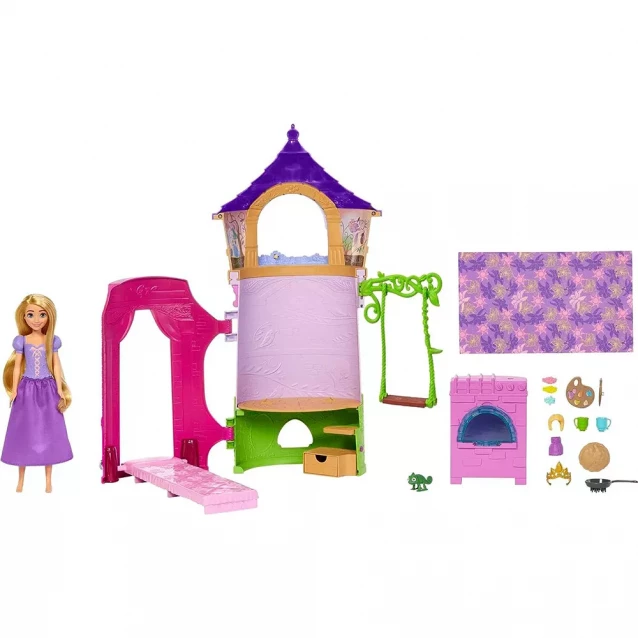 Ляльковий набір Disney Princess Рапунцель Висока вежа (HLW30) - 2