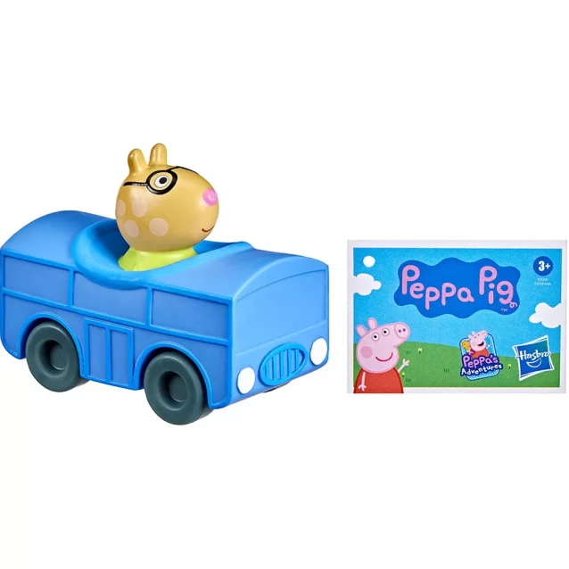 Фигурка-машинка Peppa Pig Педро в школьном автобусе (F2524) - 1