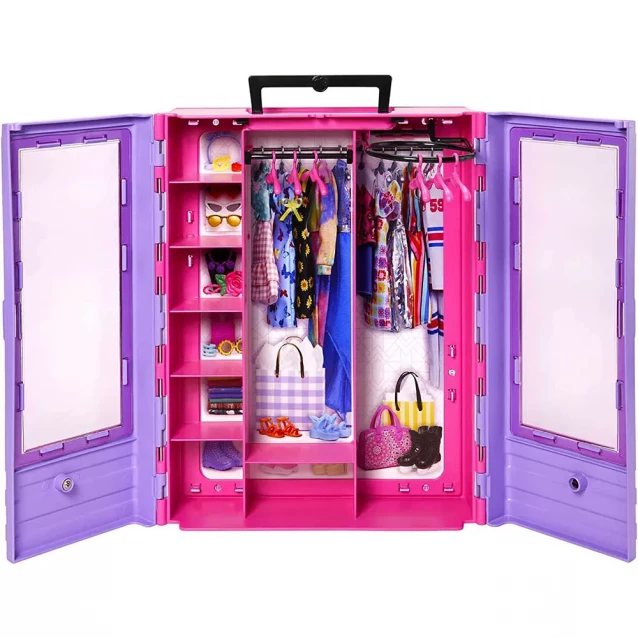 Шафа для одягу Barbie з лялькою (HJL66) - 4