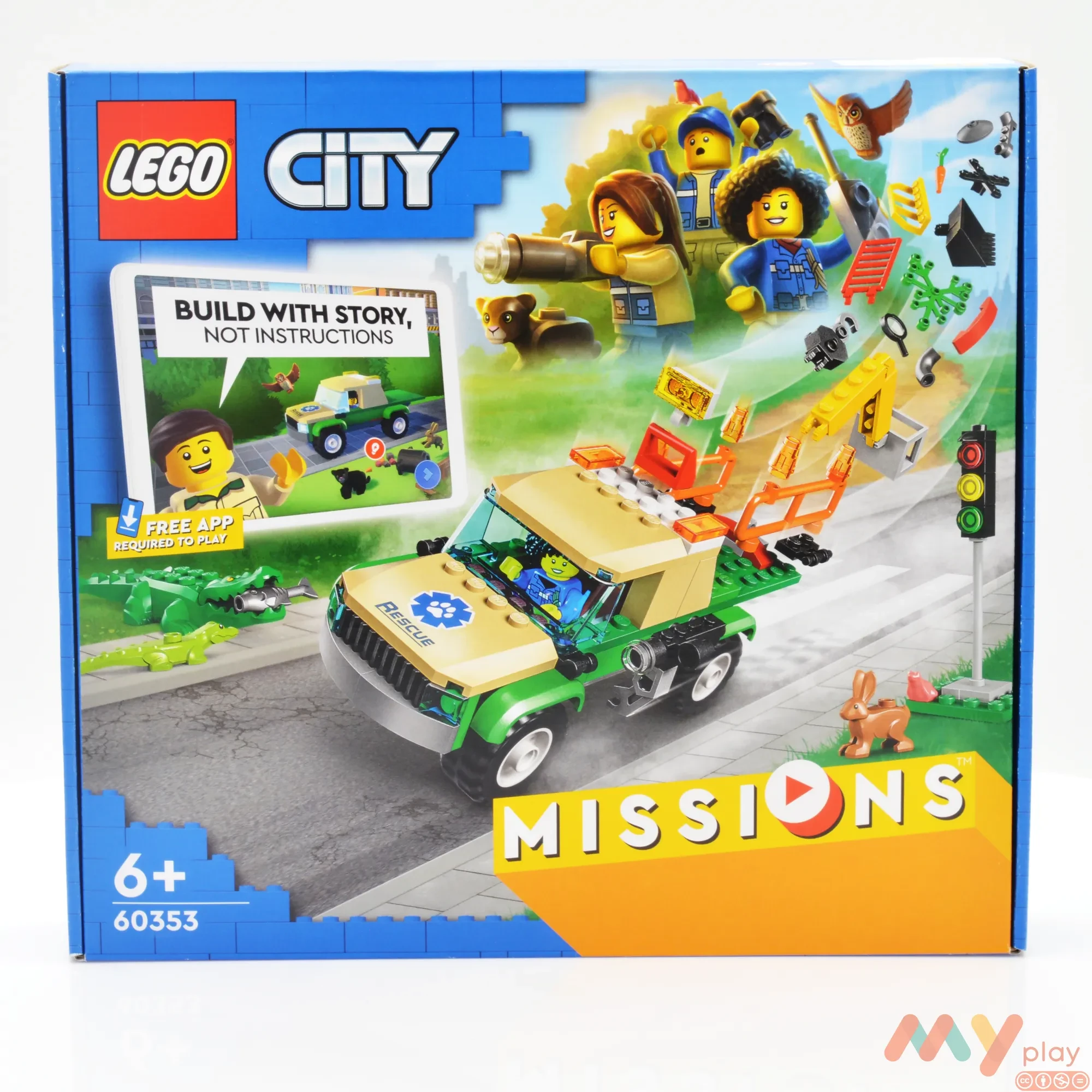 Конструктор Lego City Місії порятунку диких тварин (60353) - ФОТО в 360° - 1