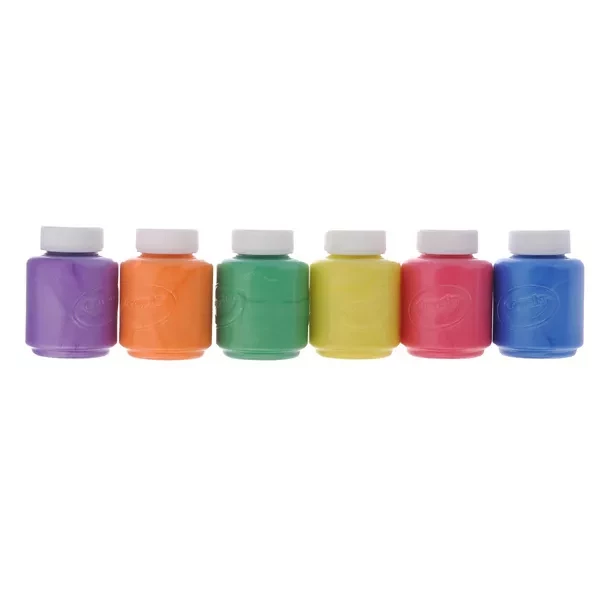 CRAYOLA фарби 6 баночок зі змиваються фарбами колір металік; 3+ - 2
