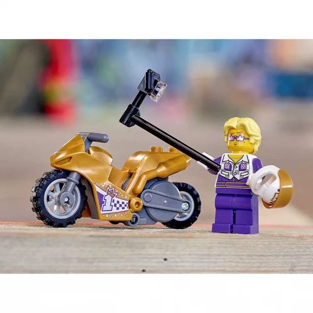 Конструктор LEGO City Stuntz Селфі на каскадерському мотоциклі (60309) - 7