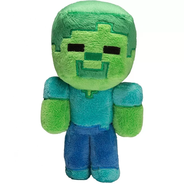 JINX Плюшева іграшка Зомбі дитина, різнокольоровий, Minecraft 8.5 Baby Zombie MultiColor JINX-5893 - 1