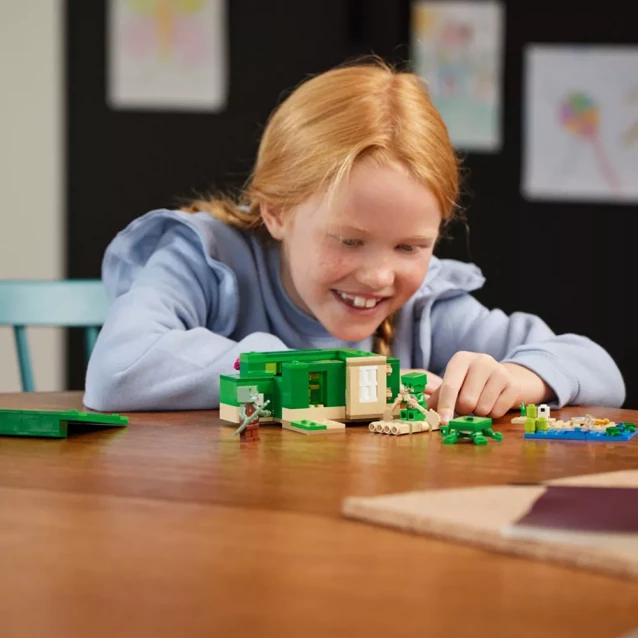 Конструктор LEGO Minecraft Пляжний будинок у формі черепахи (21254) - 9