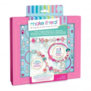 Набір для створення браслетів MAKE IT REAL Рожеве сяйво (MR1722) дитяча іграшка