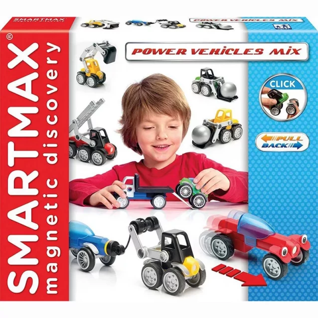 SMART MAX Игровой набор для конструирования мощные машины микс - 1