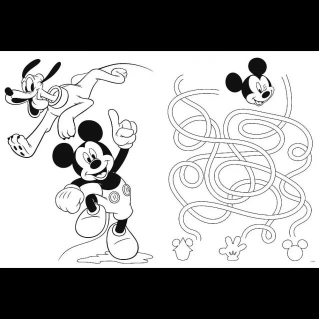 Пазли Trefl Super Maxi Disney Мікі-Маус Веселий будиночок з розмальовкою 24 ел (41012) - 3