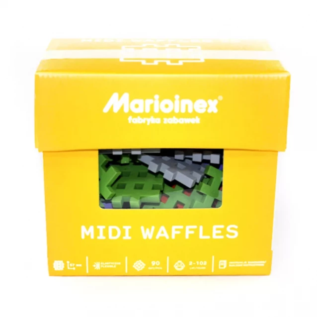 Marioinex Конструктор MIDI WAFFLE (90 деталей) 439002 - 4