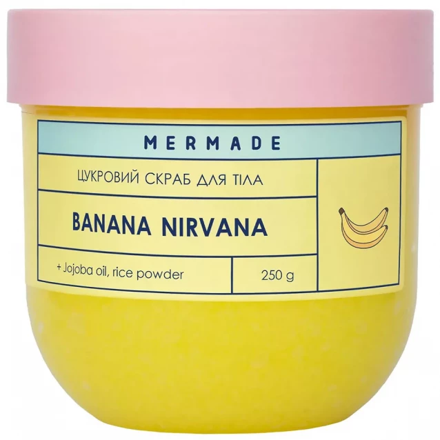 Цукровий скраб для тіла Mermade Banana Nirvana 250 г (MRSS0005) - 1
