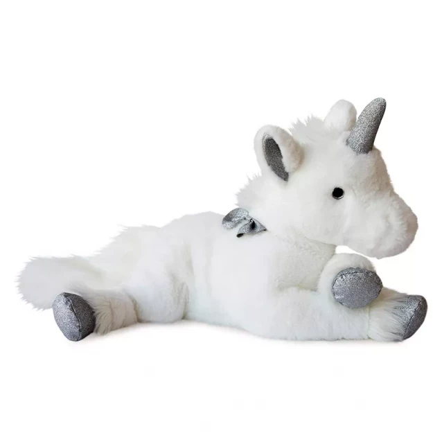 М'яка іграшка DOUDOU HISTOIRE D'OURS – Єдиноріг сріблястий 60 см (HO2570) - 1