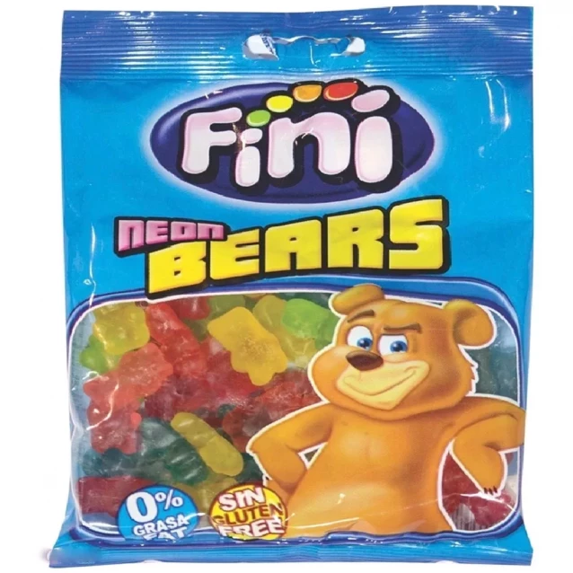 желейные конфеты Медведи неон 12*100 г - 1