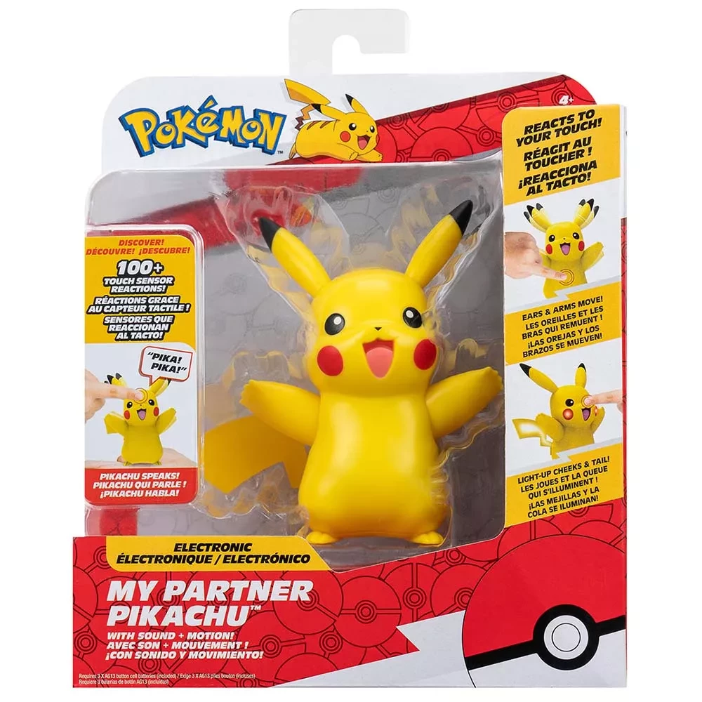 Интерактивная игрушка Pokemon Мой друг Пикачу (PKW3901) купить в интернет  магазине с доставкой по Украине | MYplay