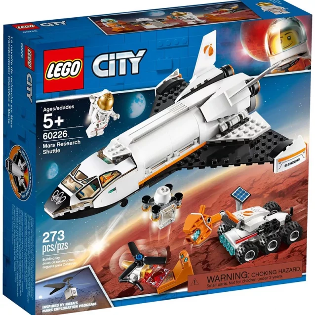 Конструктор Lego City Космічний корабель для дослідження Марса (60226) - 1