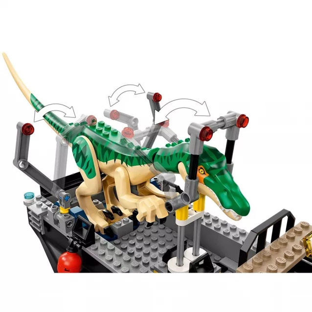 LEGO Конструктор Втеча динозавра барионіксана на човні 76942 - 8