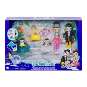 Enchantimals Ігровий набір "Пінгвіни-фігуристи" Enchantimals GJX49 лялька