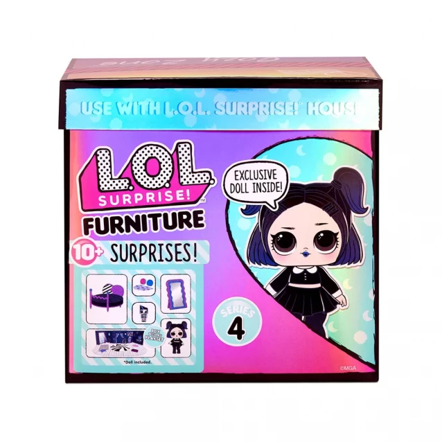 Ігровий Набір L.O.L. Surprise! Серії Furniture - Спальня Леді-Сутінки 5 (572640) - 1