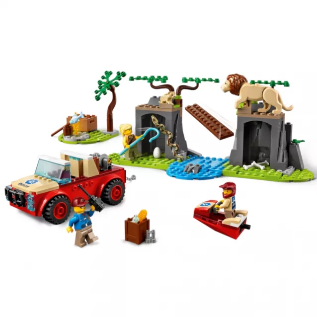 Конструктор LEGO City Позашляховик для порятунку диких тварин (60301) - 4
