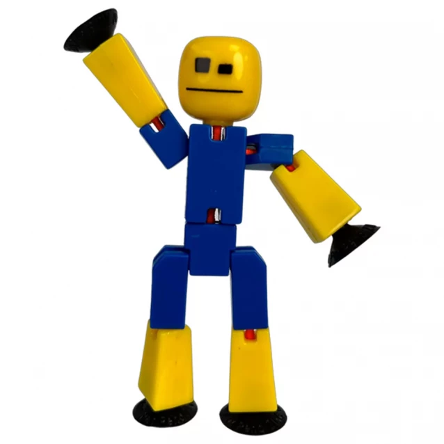 Фігурка для анімаційної творчості StikBot синій з жовтим (TST616-23UAKDBl) - 2
