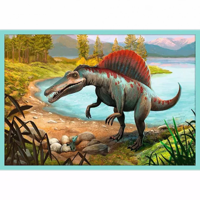 Пазли Trefl 10в1 Знайомтеся з усіма динозаврами (90390) - 7